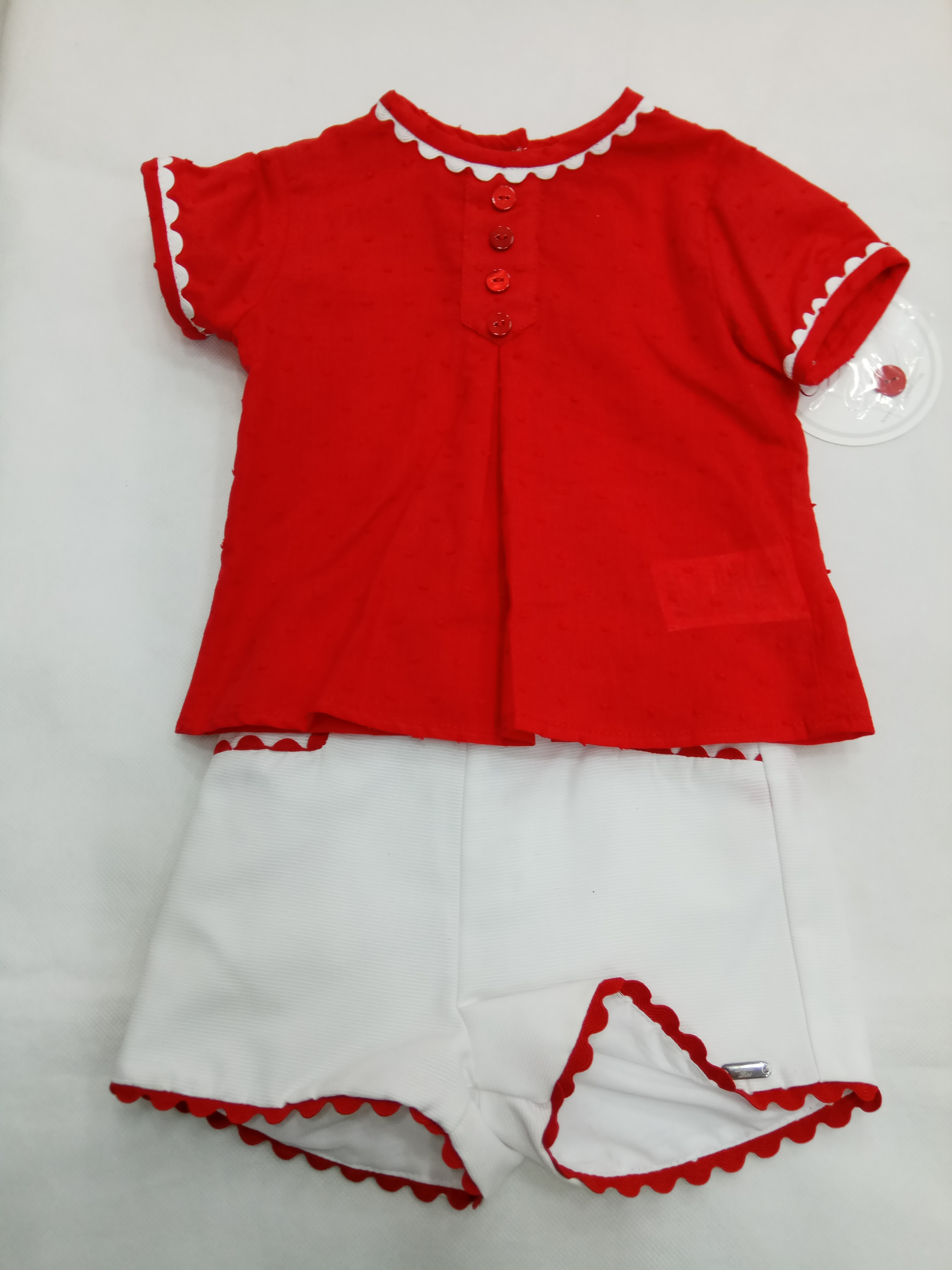 DOLCE PETIT Conjunto bebe rojo DOLCE PETIT