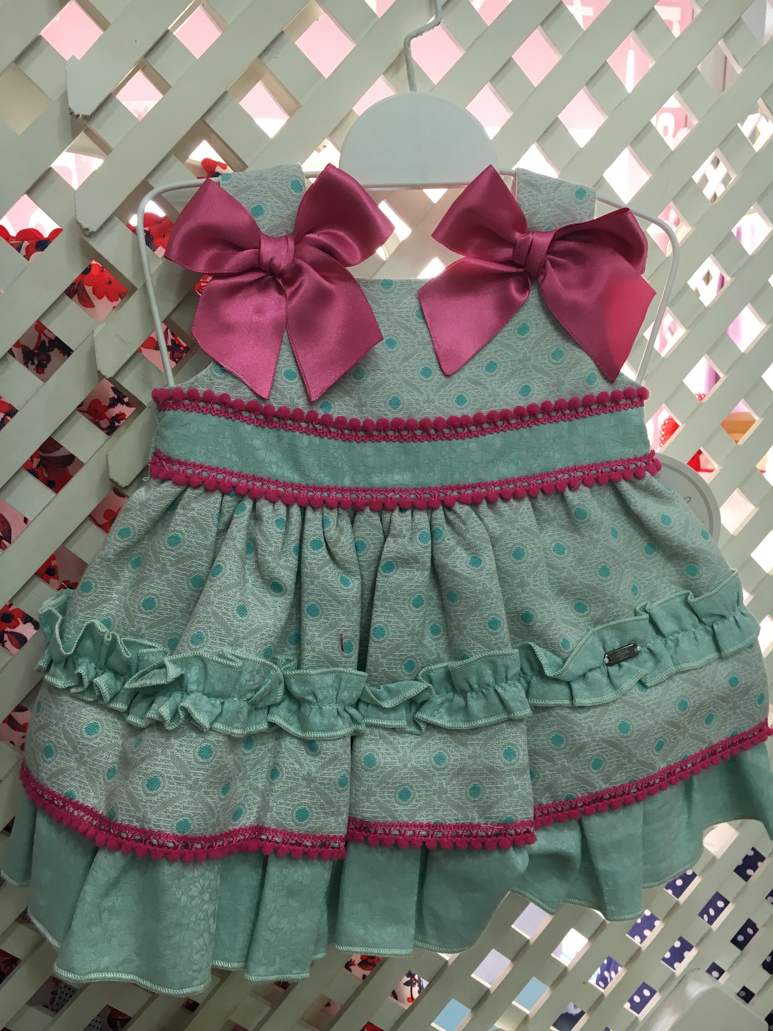 Dolce Petit Verano 2017 DOLCE PETIT Vestido Lazos DOLCE PETIT