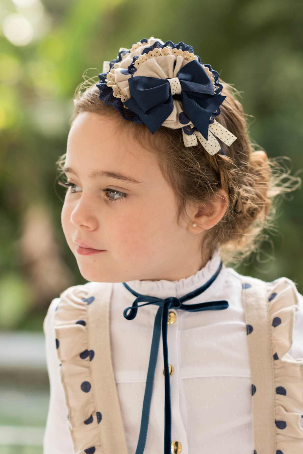 DOLCE PETIT Diadema combinada Camel lunar marino DOLCE PETIT