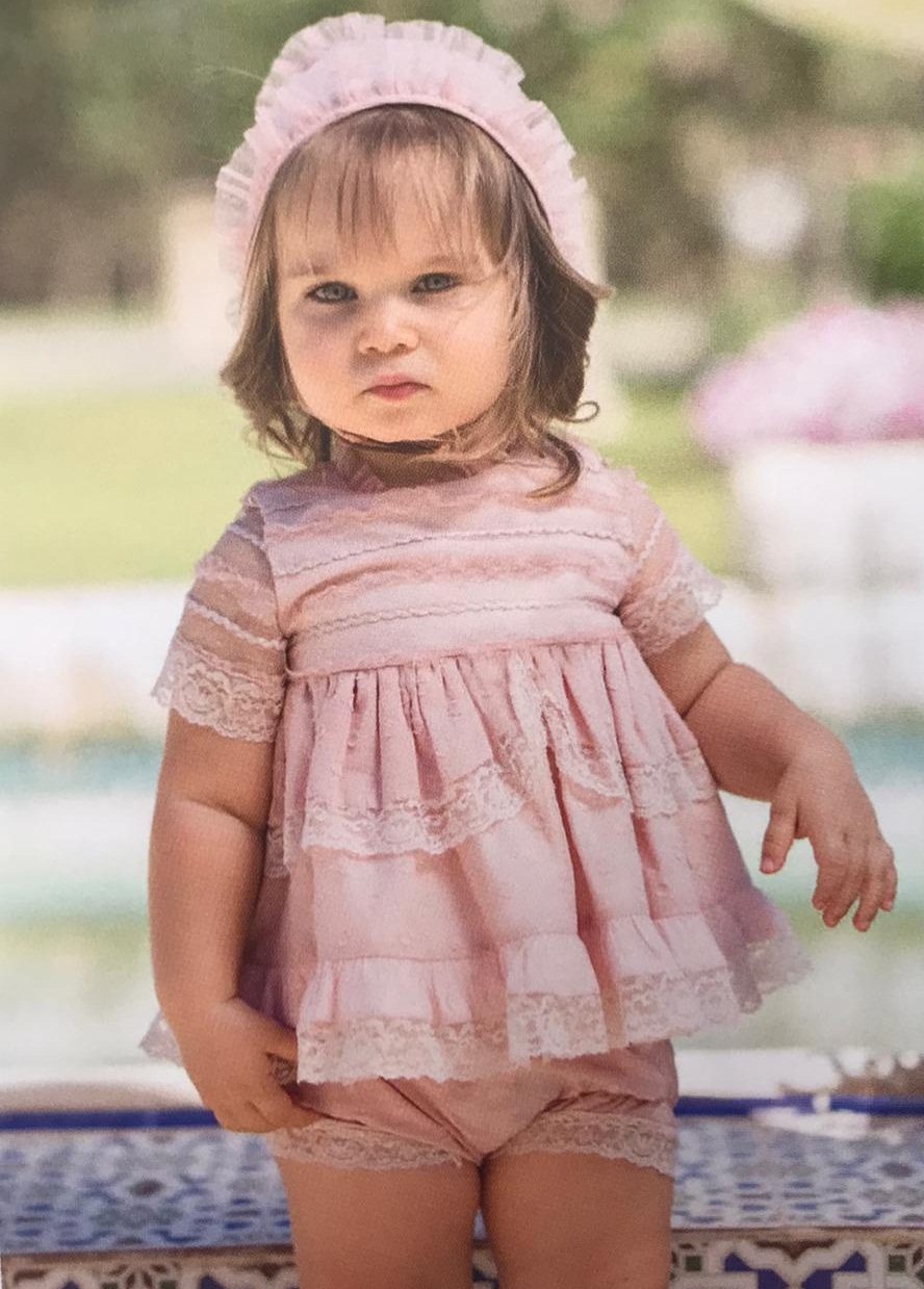 Vestido Nia Dress Dolce Petit Vestidos Conjunto Bebé Piezas