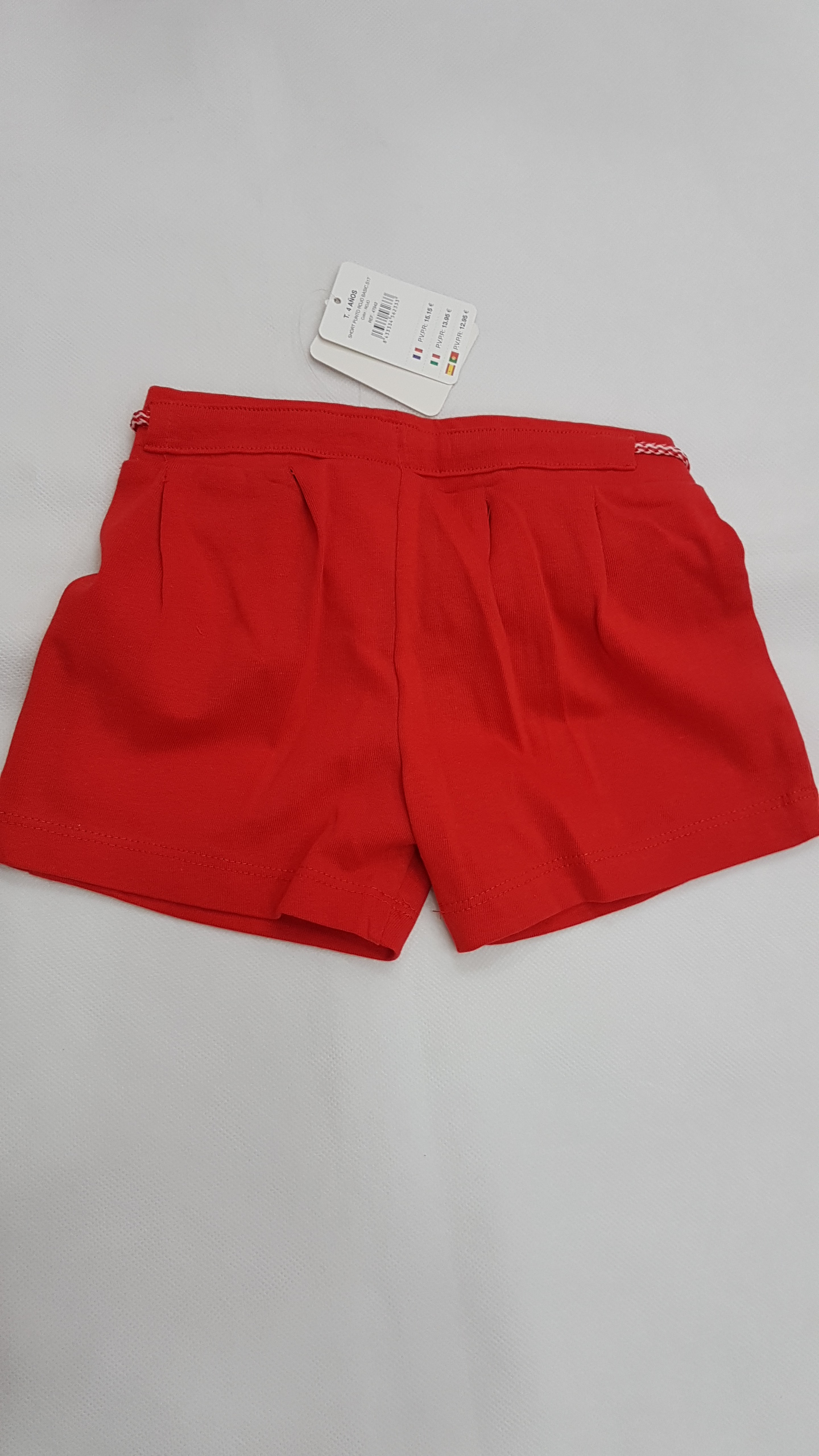TUC TUC Short rojo ni�a basico
