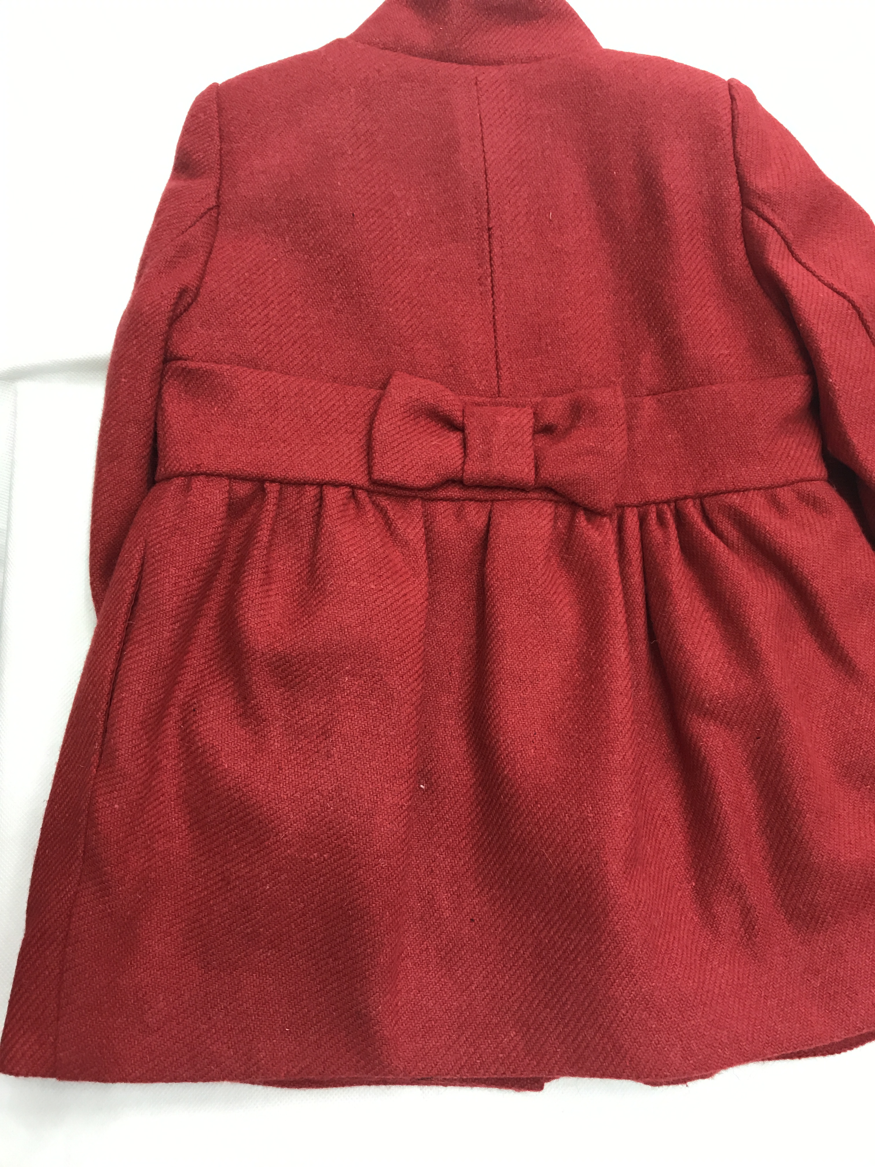 DOLCE PETIT Abrigo pa�o ROJO