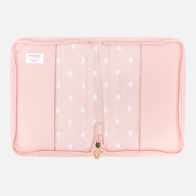 MAYORAL Portadocumentos para bebe de loneta con estrellas Rosa