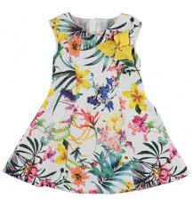 ABEL & LULA Vestido Otoman Flores 
