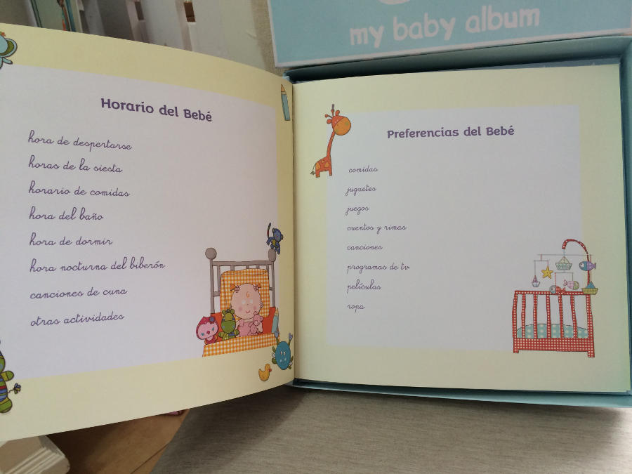 Tuc Tuc Album del Beb� Lunas y Estrella Celeste