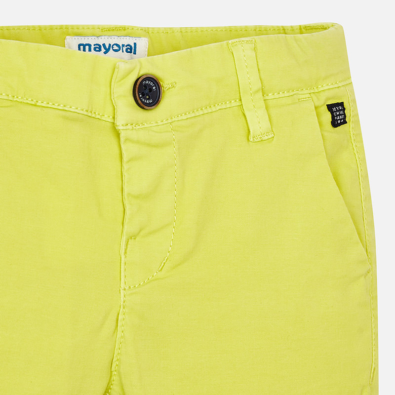 MAYORAL Bermuda chino sarga basico Amarillo