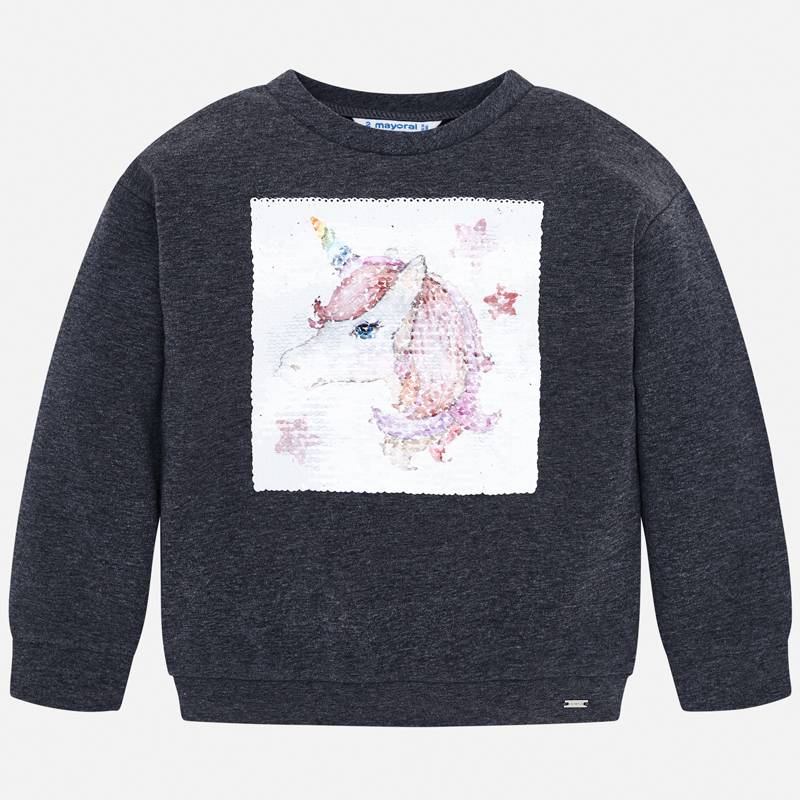 MAYORAL Sudadera b�sica unicornio