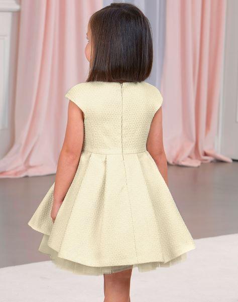 ABEL & LULA Vestido jacquard marfil