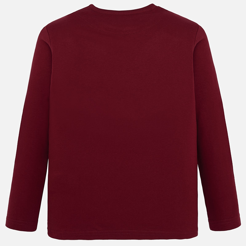 MAYORAL Camiseta b�sica granate