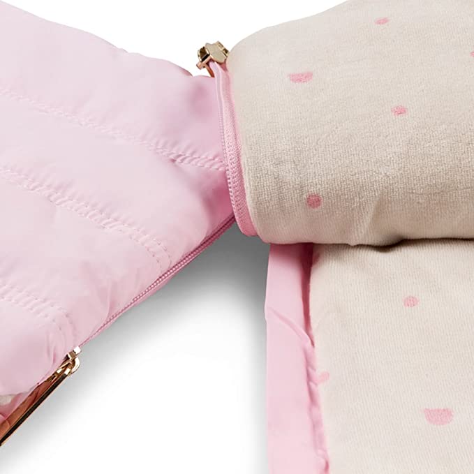 MAYORAL Manoplas para carrito microfibra Rosa