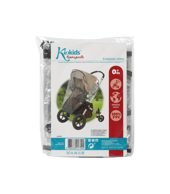 KIOKIDS Protector de lluvia para el carrito