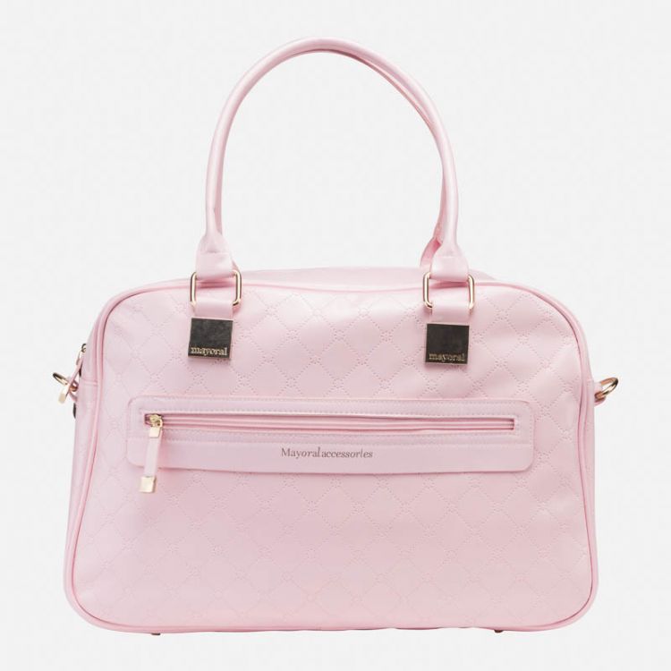 MAYORAL Bolso y portachupete Charol Rosa
