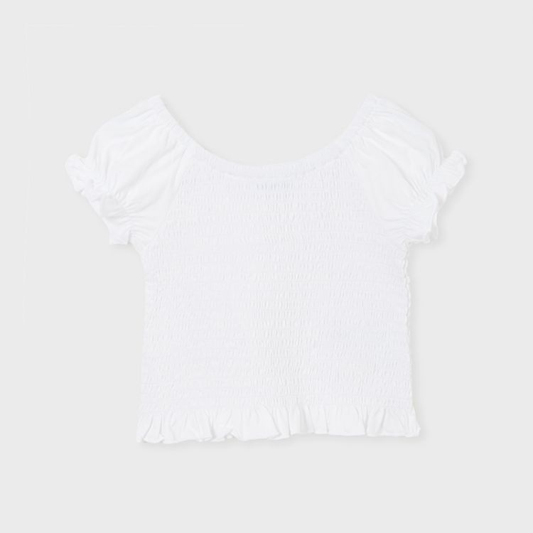 MAYORAL Camiseta manga corta nido de abeja 