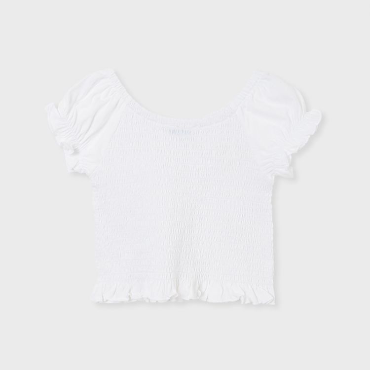 MAYORAL Camiseta manga corta nido de abeja 