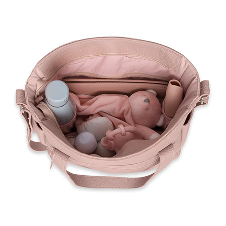 TUC TUC Bolso panera + cambiador love rosa