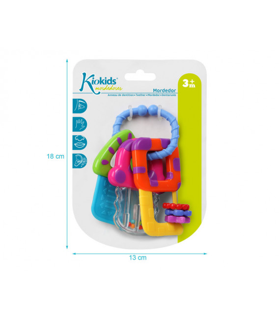 KIOKIDS Sonajero mordedor