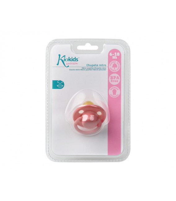 KIOKIDS Chupete retro Rosa