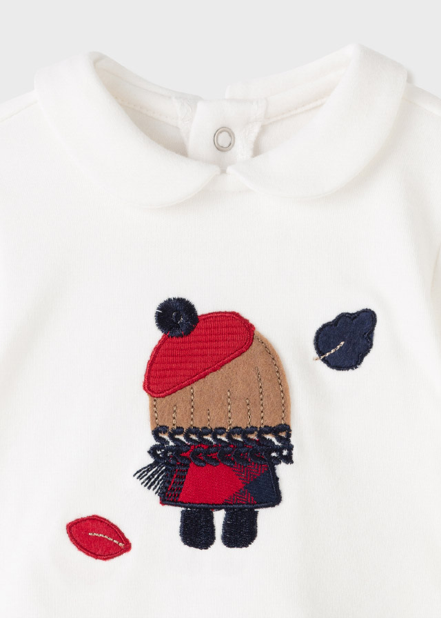 MAYORAL Conjunto 3 piezas legging Rojo