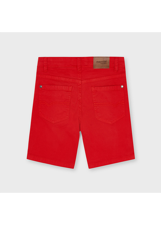 MAYORAL Pantal�n corto sarga Rojo