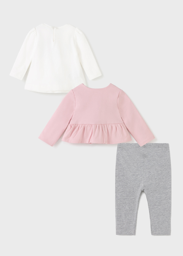 MAYORAL Conjunto leggings 3 piezas Rosa
