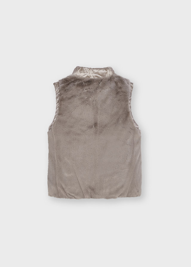 MAYORAL Chaleco reversible Taupe