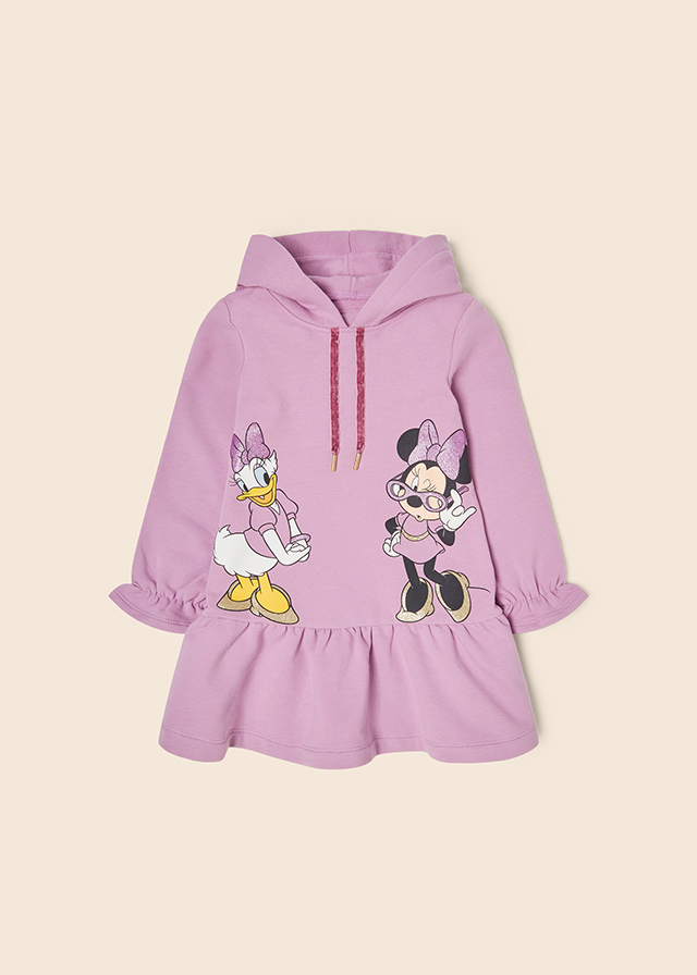MAYORAL Vestido Daisy y Minnie capucha Disney 