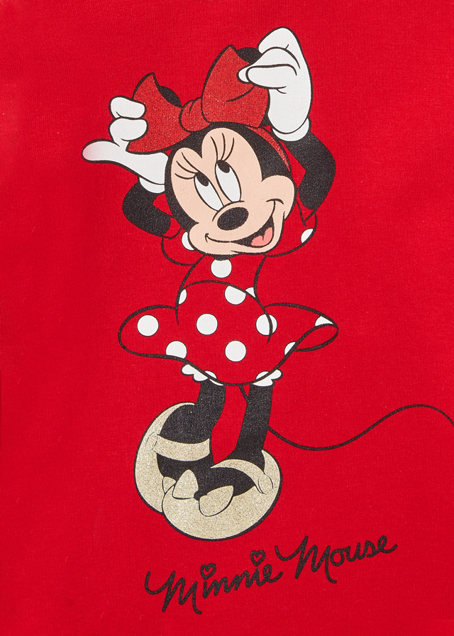 MAYORAL Vestido felpa perchada Disney Minnie