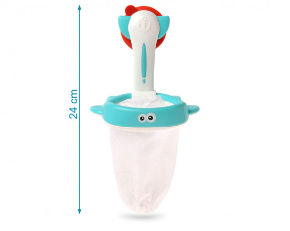 KIOKIDS Canasta y red de pesca 2 en 1 