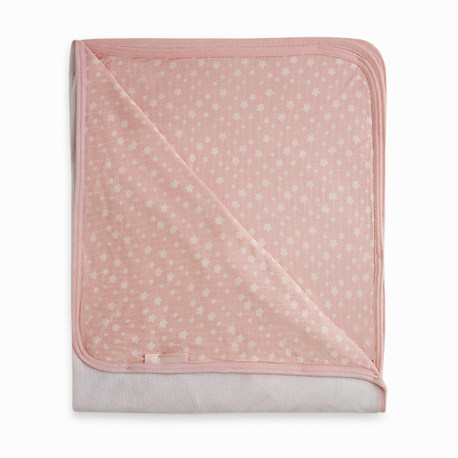 TUC TUC Manta punto bamb� con rizo love Rosa