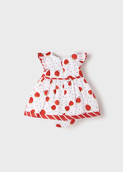 MAYORAL Vestido estampado fresas Red
