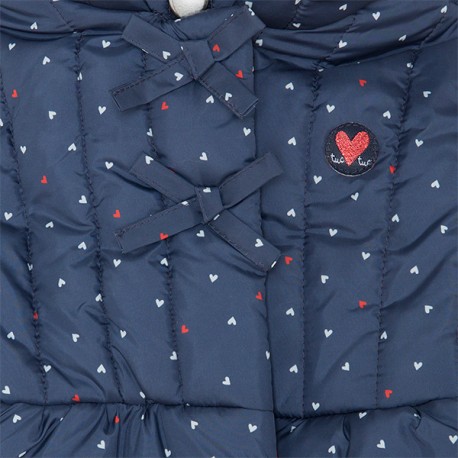 TUC TUC Parka acolchada con capucha ni�a azul Hello London 