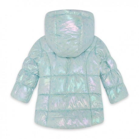 TUC TUC Parka brillo con capucha ni�a azul Glaciar 