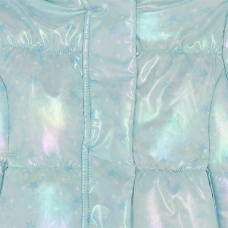 TUC TUC Parka brillo con capucha ni�a azul Glaciar 