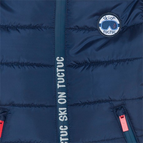 TUC TUC Parka acolchada con capucha ni�o azul Glaciar 