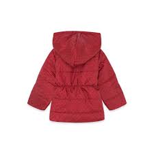 TUC TUC Parka acolchada con capucha ni�a roja Highlands