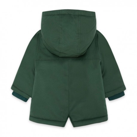 TUC TUC Parka acochada con capucha ni�o verde Highlands