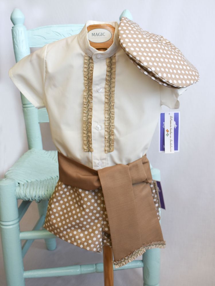 FLAMENCO Conjunto Ni�o Lunar Beige