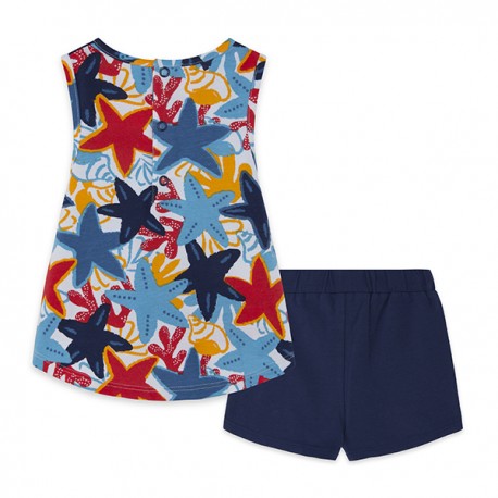 TUC TUC Conjunto camiseta y short punto Red Submarine 