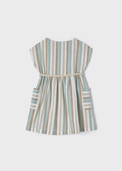 MAYORAL Vestido rayas lino Jade