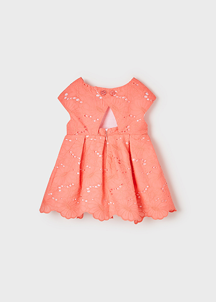 MAYORAL Vestido bordado beb� ni�a Coral 