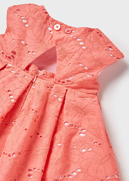 MAYORAL Vestido bordado beb� ni�a Coral 