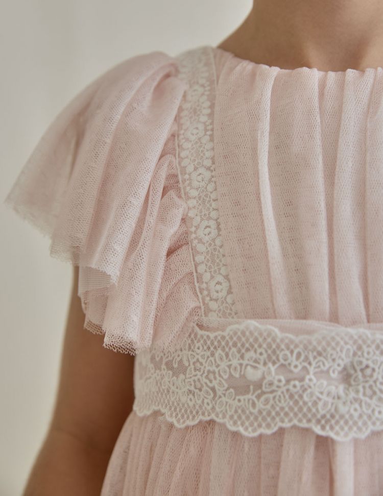 ABEL & LULA Vestido tul ni�a Rosa 