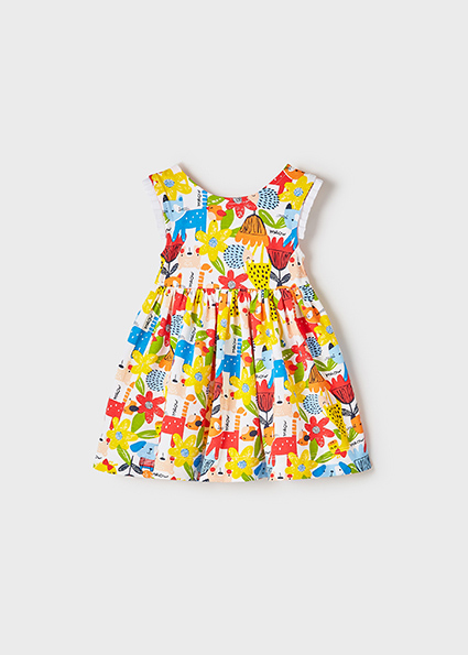 MAYORAL Vestido punto estampado Animales 