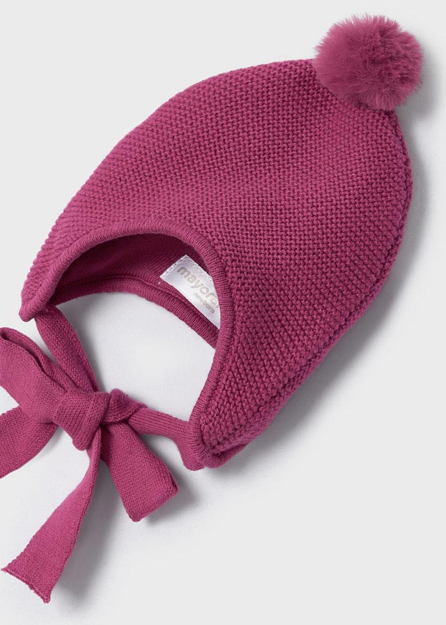 MAYORAL Abrigo tricot con gorro Camelia 