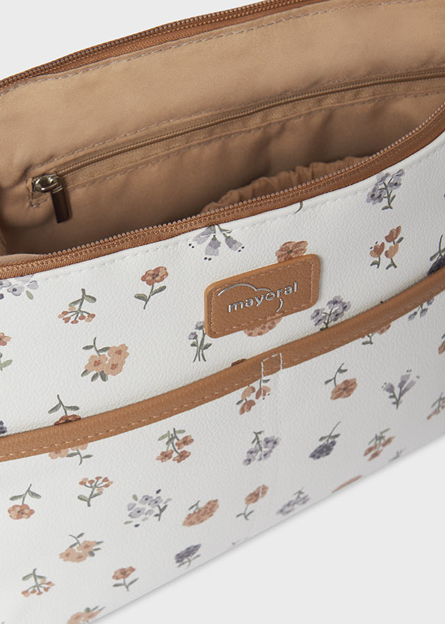 MAYORAL Neceser estampado Flor Nata 