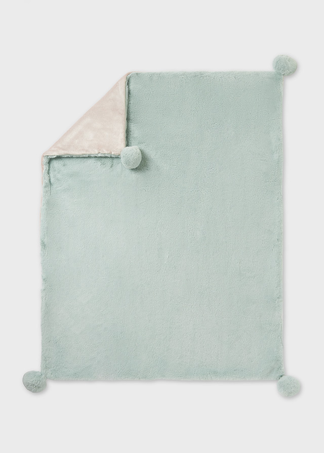 MAYORAL Manta pelo pompones Lago 