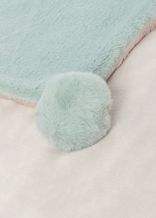 MAYORAL Manta pelo pompones Lago 