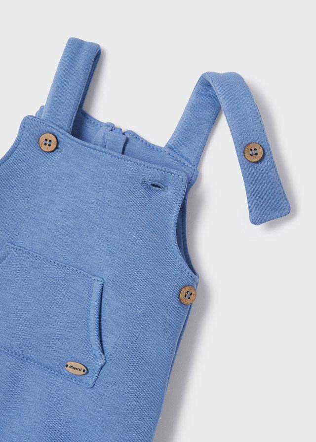 MAYORAL Conjunto peto con camisa y leotardo Blue ice