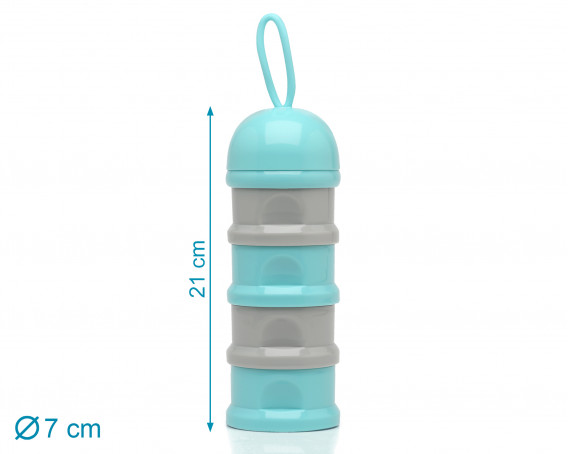 KIOKIDS Dosificador de leche en polvo  Azul