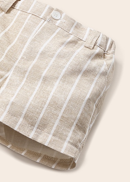 MAYORAL Conjunto pantal�n corto y camisa Lino